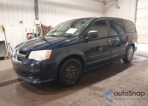 2012 Dodge Grand Caravan Se/Avp z USA, uszkodzony, nr VIN 2C4RDGBG9CR408988